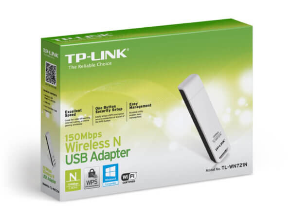 ADAPTADOR USB TP-LINK TL-WN721N 150 Mbps