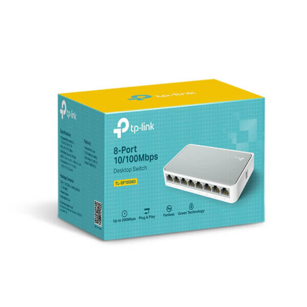 TL-SF1008D Switch de mesa de 8 portas 10/100Mbps