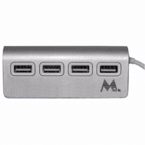 HUB USB 2.0 Mtek 4 Portas prata HB120