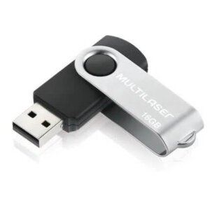 Pen Drive Multilaser Twist 16 GB Preto