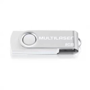 Pen Drive Multilaser Twist 8 GB Branco