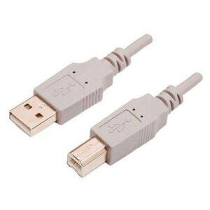 Cabo USB 2.0 1,8 Metros Cinza Para Impressora