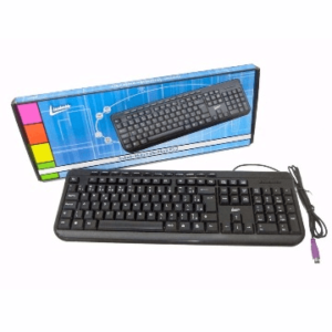 Teclado Leadership Standard 7636 PS2 Preto