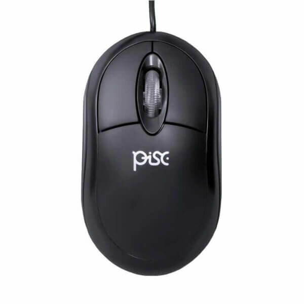 Mouse Óptico PS2 Preto Pisc 1808